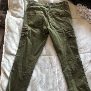 Zara khaki skinny jeans